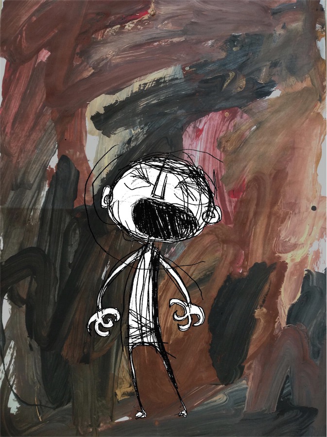 Angry Abstract Painting