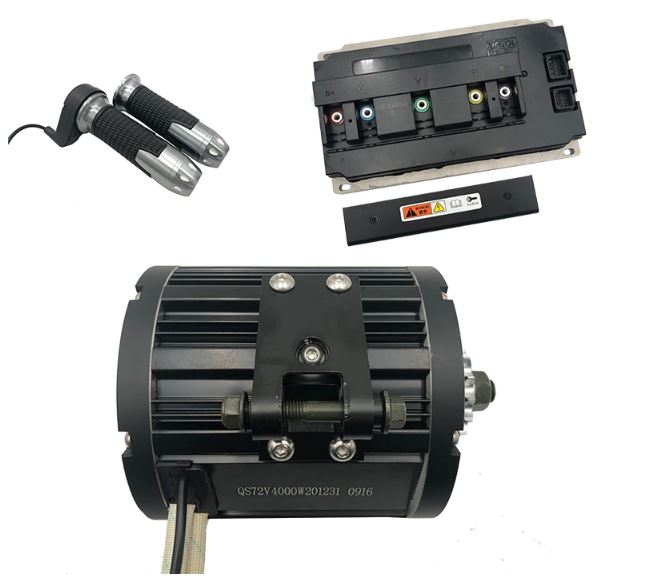 4KW mid drive QS138 motor kit with ESC, 72V 200A 110km/h [QS138 4KW