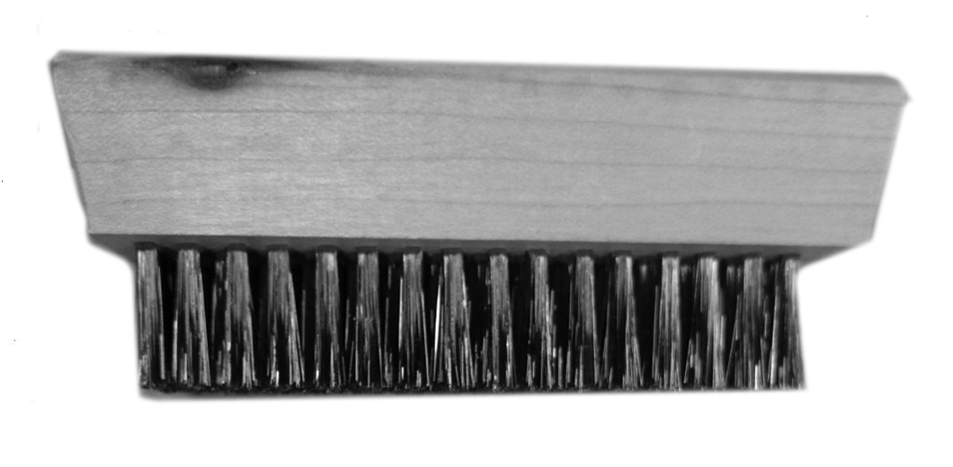 Plate Brush Stainless Hand Brush 21/2 x 41/4 05972610 BrushMFG
