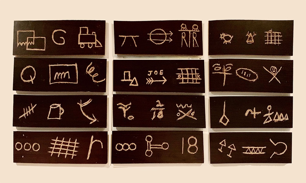 hoboglyphs, symbols, communication, engraving