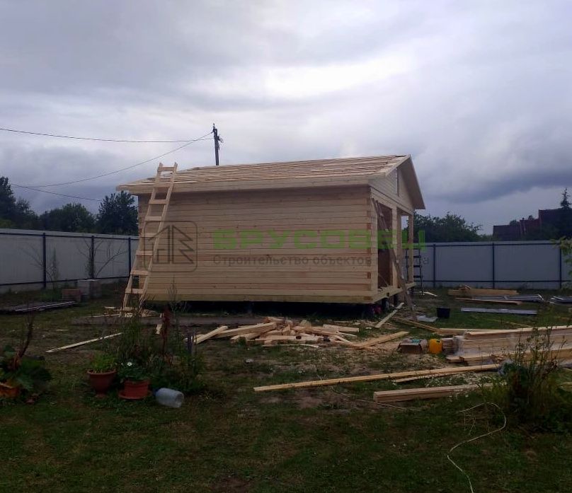 Гараж по проекту "Клермон" 6x8 м (под ключ) Брусовец