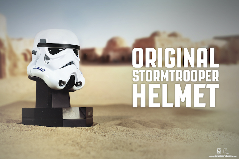 Thirdscale Stormtrooper helmet coming from PureArts Brutal Gamer