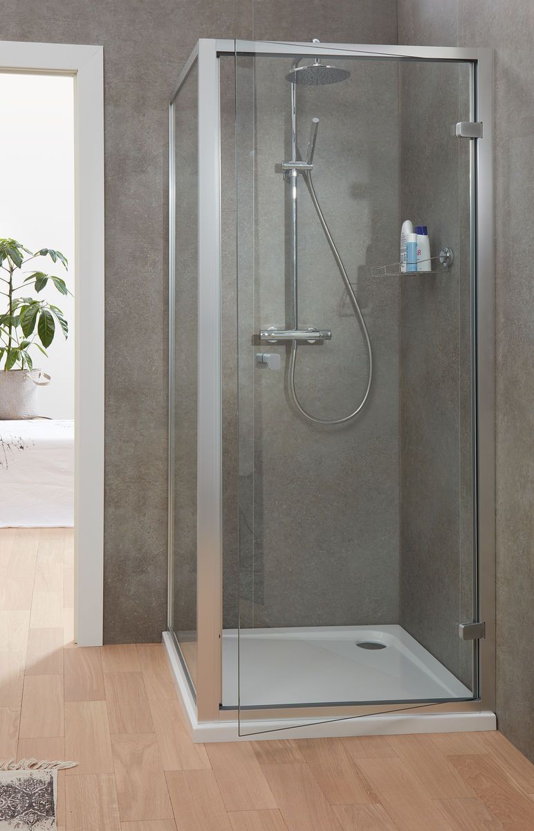 Douchecabine Plaatsen Zonder Boren Een douchecabine in een hoek plaatsen