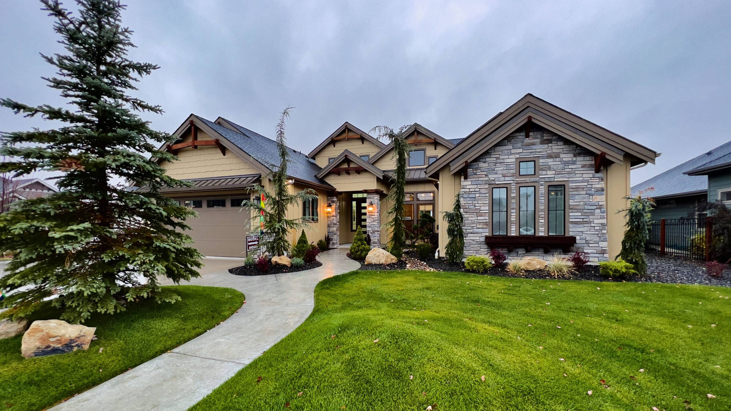 The Timberwood Bryan Oliver Designs Custom Home Design in Idaho