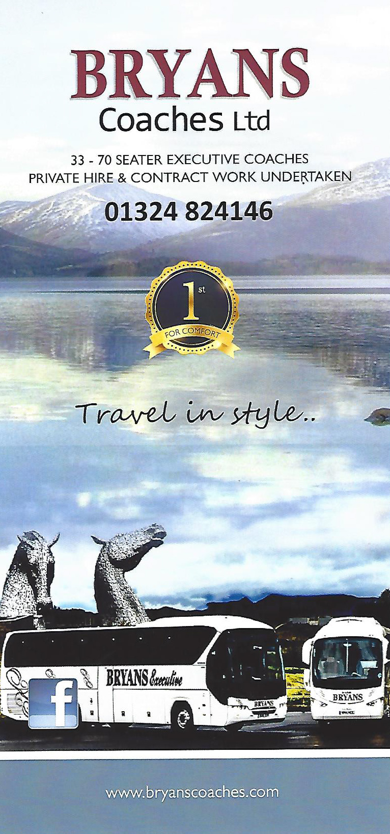 Coach Hire for Central Scotland and the UK Bryans Coaches