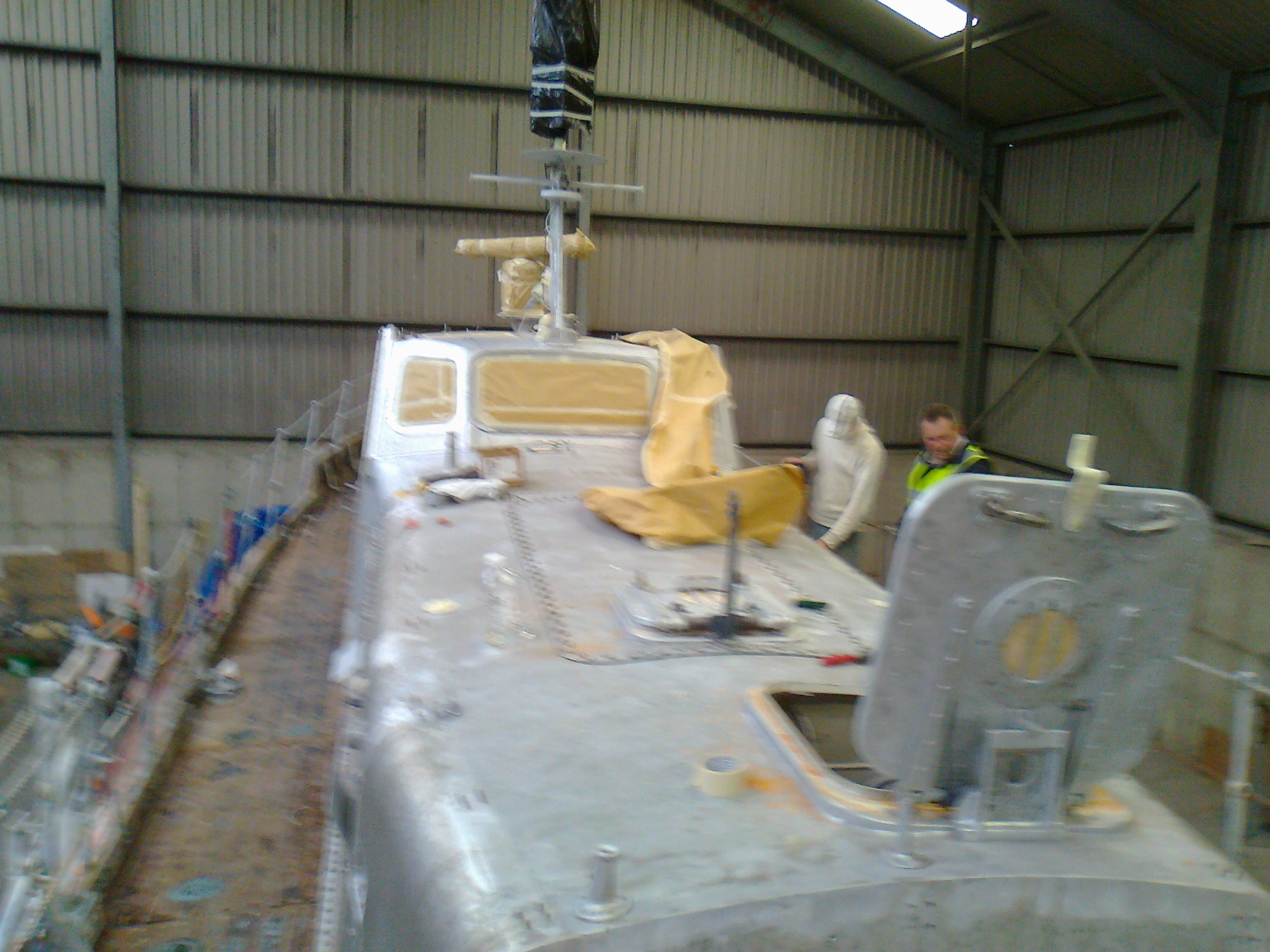 lifeboat painting Bryan Willis Marine Yacht and Boat Painting Northern Ireland Repairs, GRP Wood