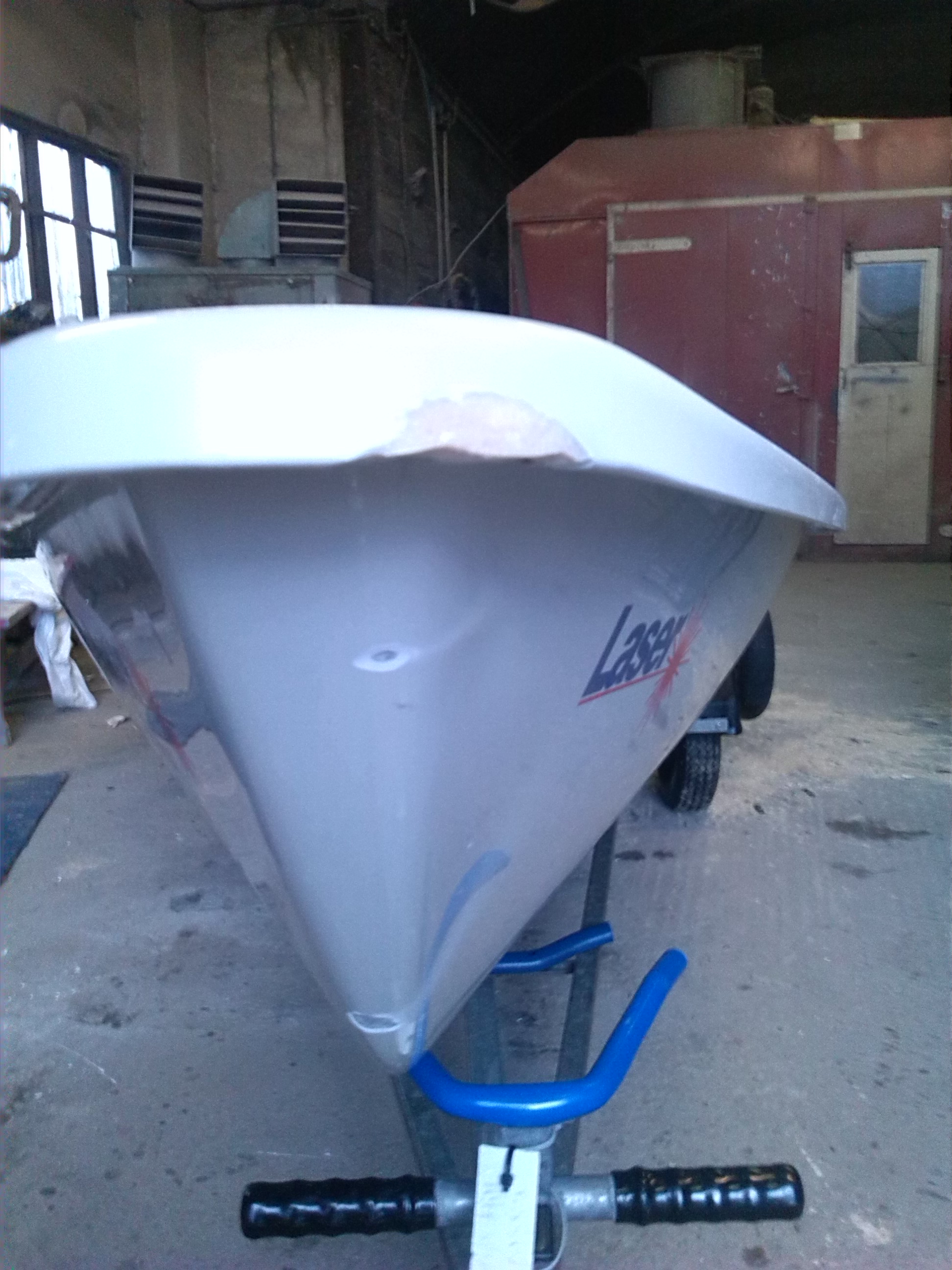 laser gelcoat repairs Bryan Willis Marine Yacht and Boat Painting Northern Ireland Repairs