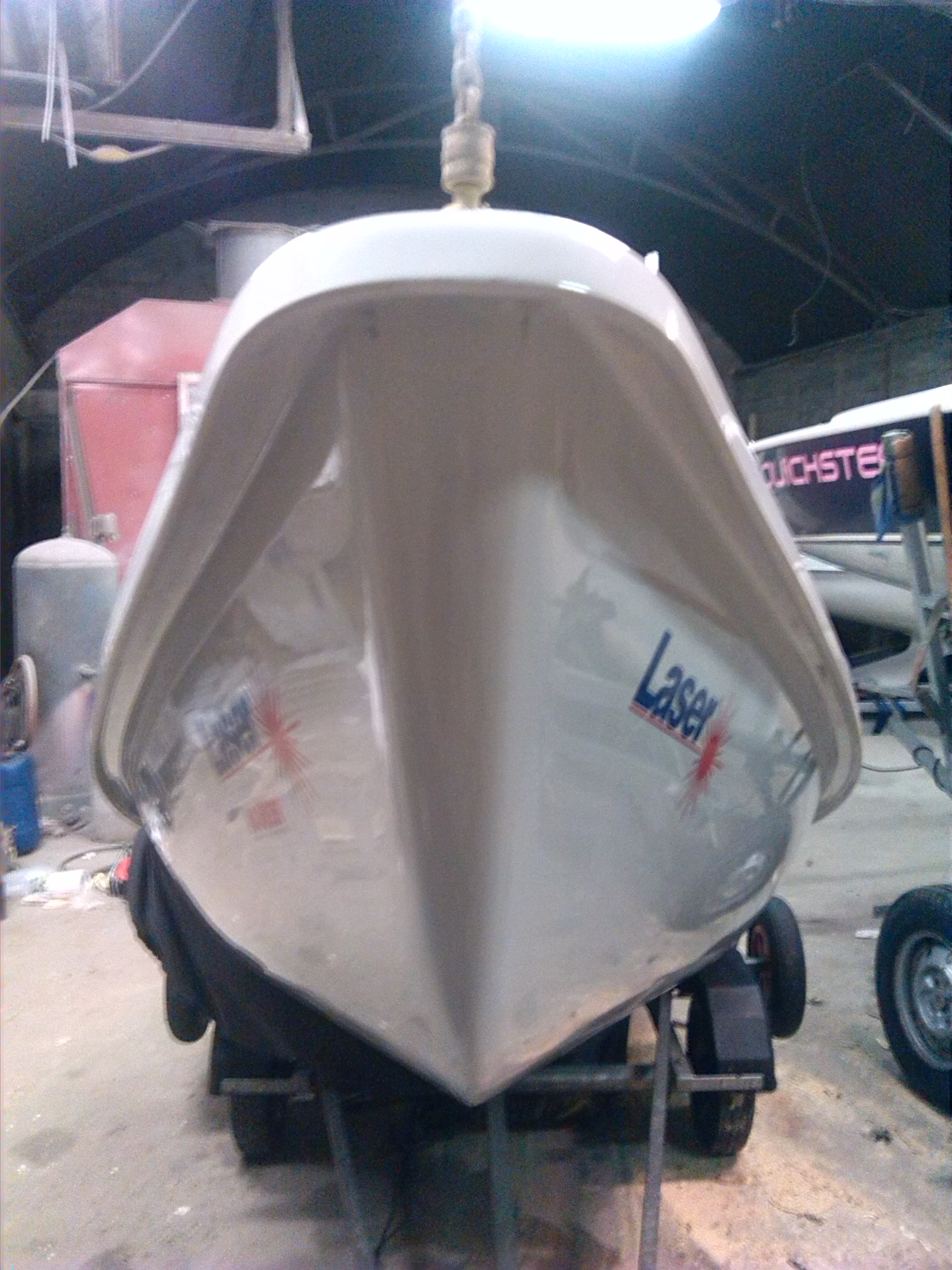 laser gelcoat repairs Bryan Willis Marine Yacht and Boat Painting Northern Ireland Repairs