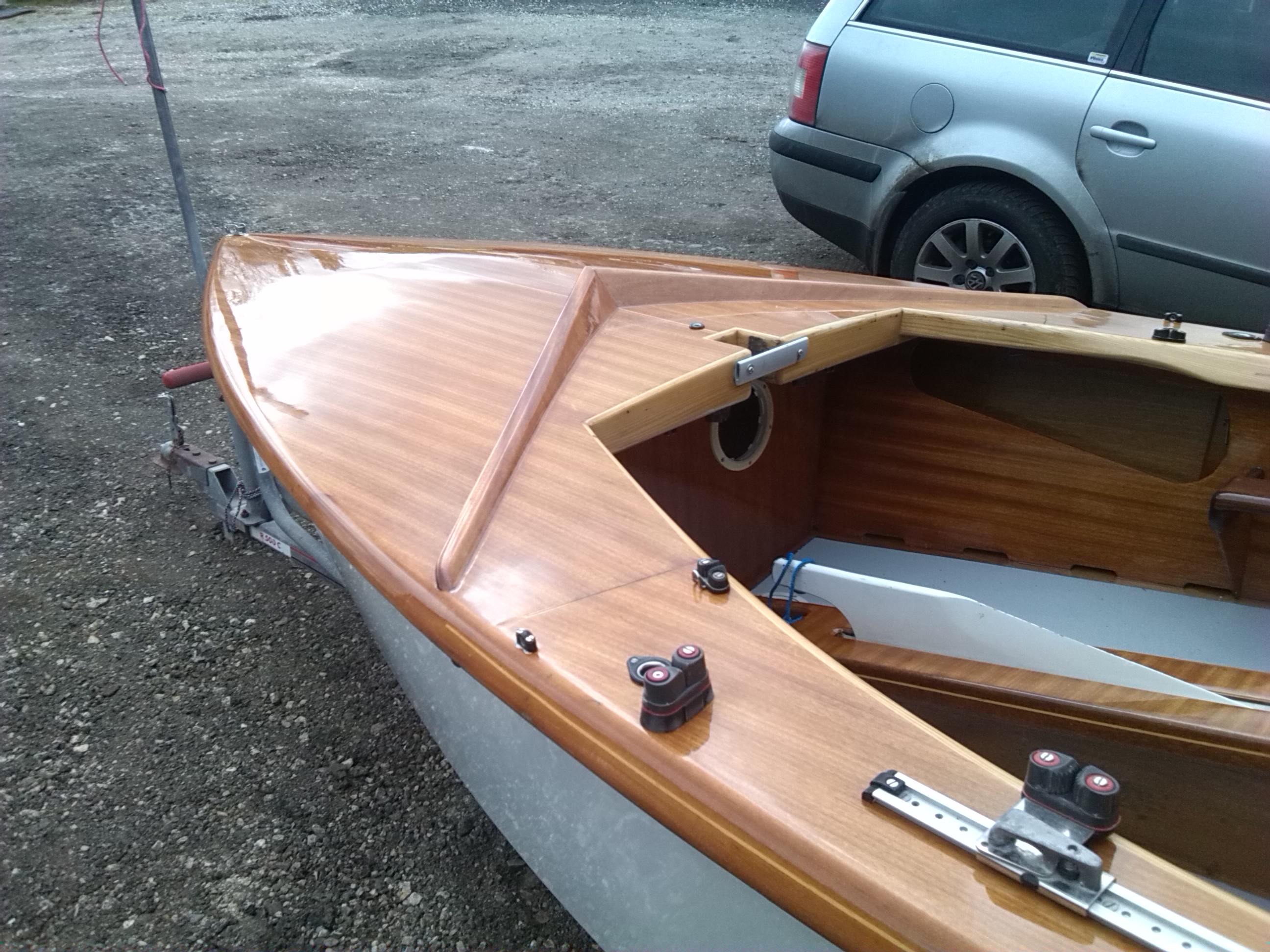 racing dinghy varnishwork refurbishment (gp14) Bryan Willis Marine
