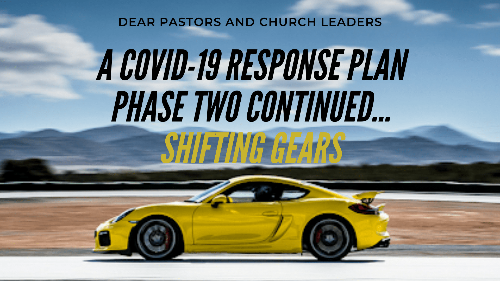 Shifting Gears From Crisis Response to Strategic Planning