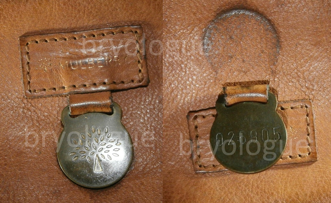 Comparing a fake and an authentic Mulberry bag BRYOLOGUE