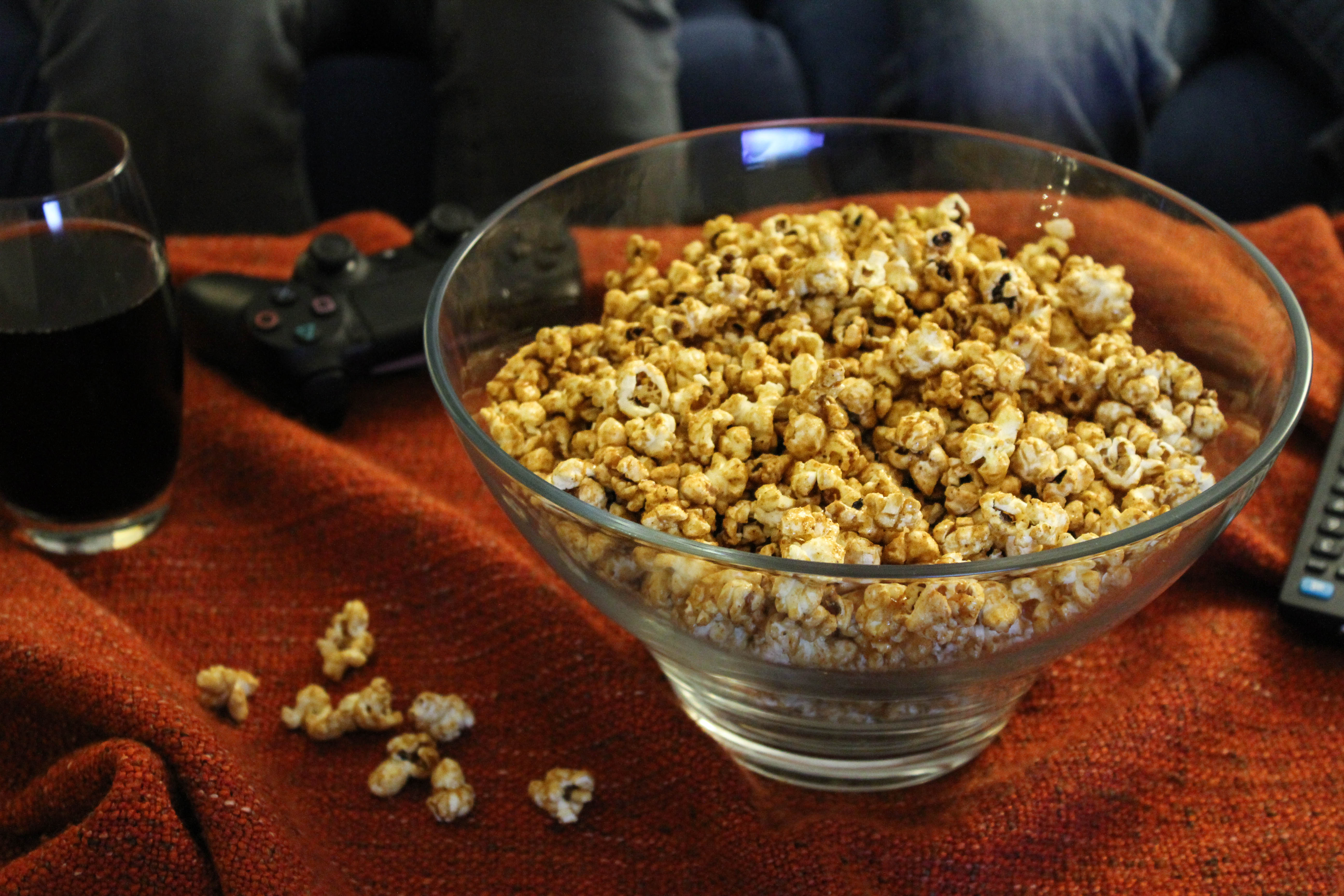 Cinnamon & Brown Butter Toffee Popcorn Bryony's Kitchen