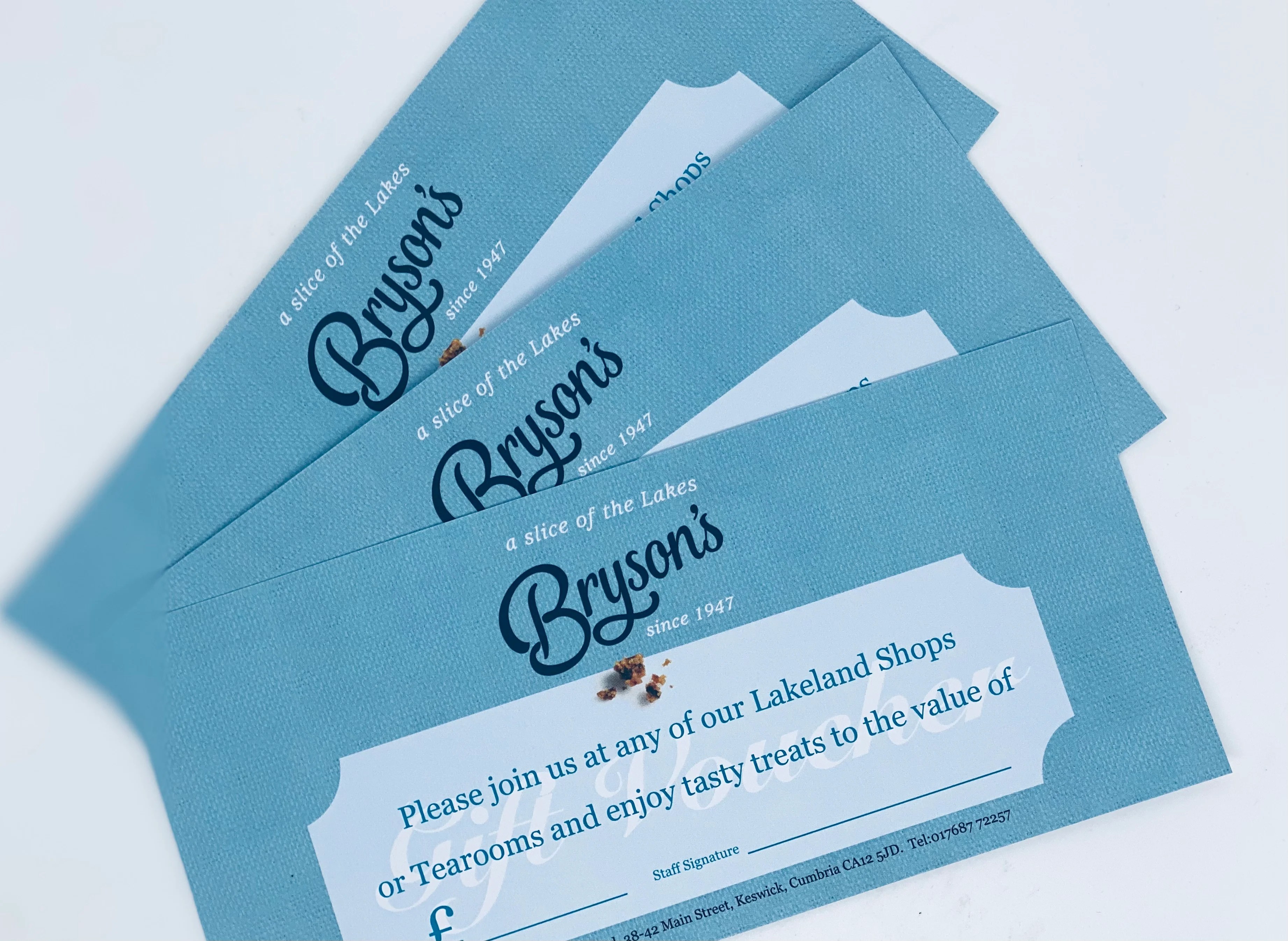 Bryson's InStore Gift Voucher Brysons of Keswick