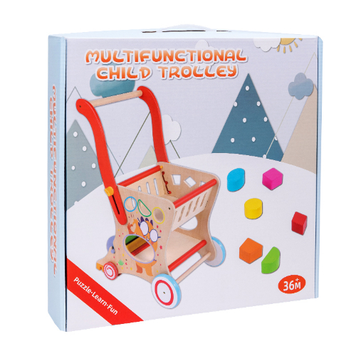 Multifunctional Child Trolley Teaching aids and developing skills and