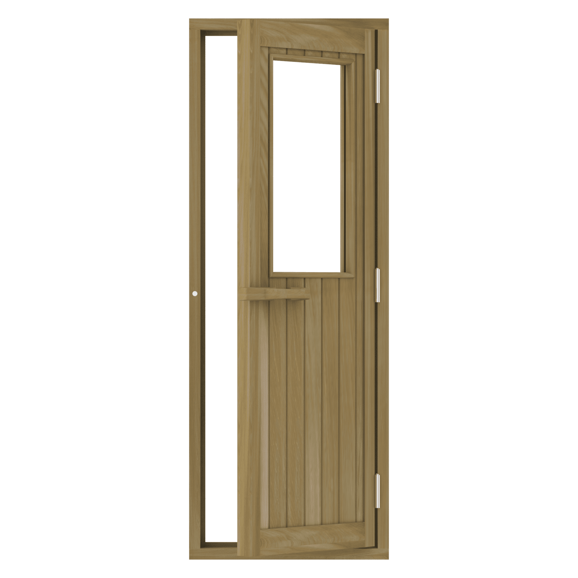 Sauna Door for Indoor / Outdoor Saunas, Barrel Saunas, DIY Kits