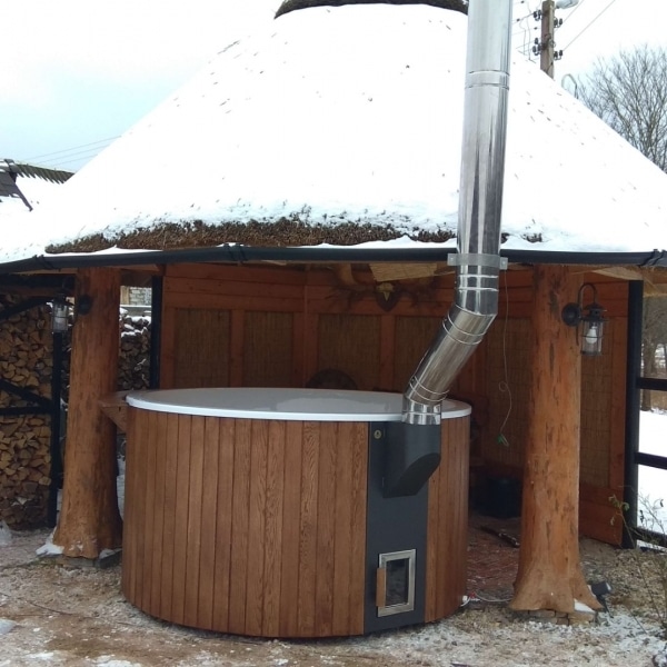 Wooden Hot Tubs in Canada Barrel Saunas WoodBurning Heaters