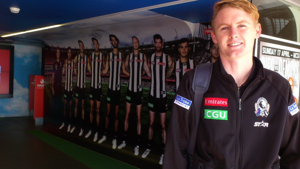 Collingwood v Melbourne Barry Stuart Cable