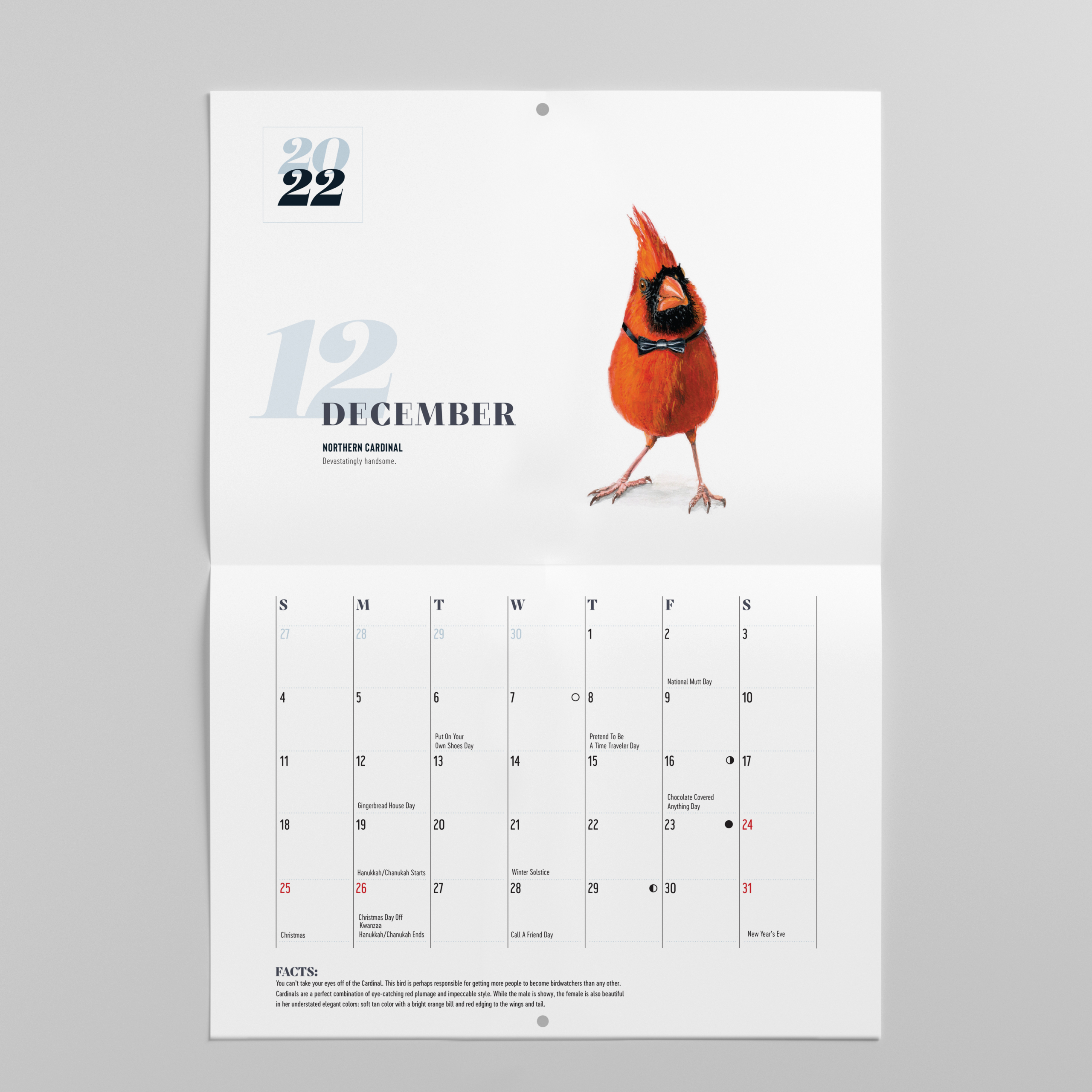 2022 Bird Calendar – Barbara Schelling