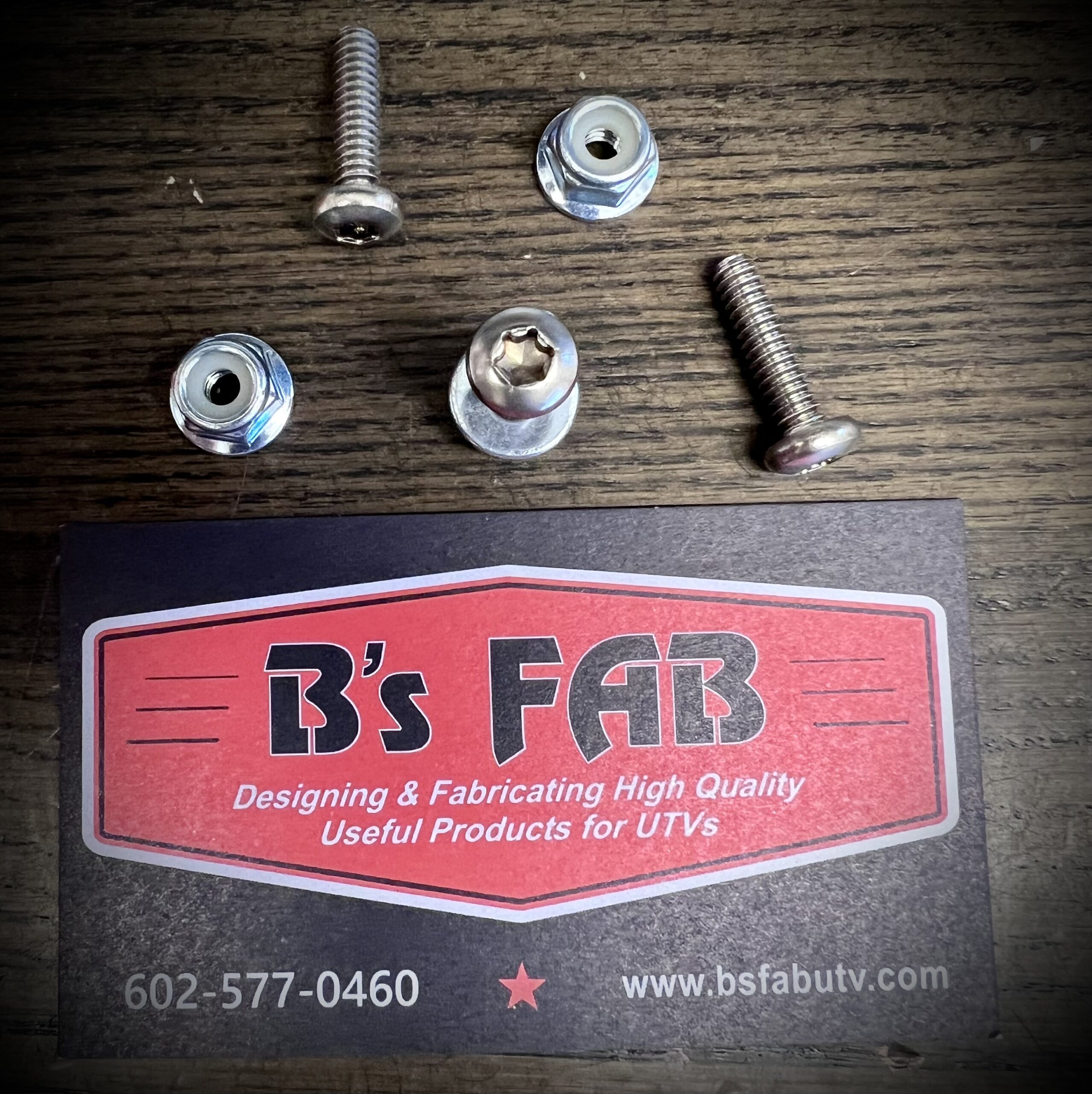 Hardware Kit for Super Quick Fist Clamps B's Fab UTV