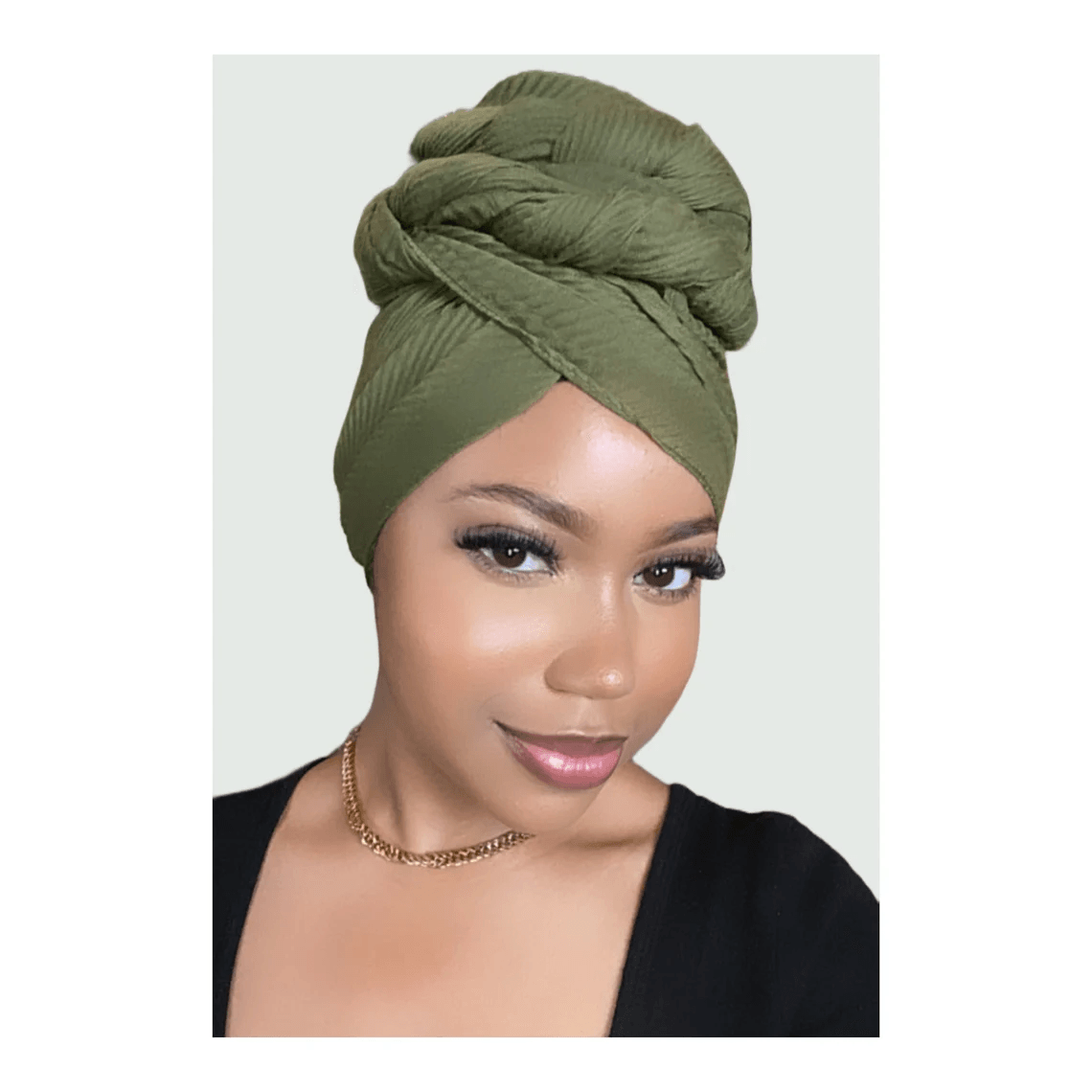 Head Wrap Scarf Crinkle Pleated/Headwrap/Turban/ Scarf/Chemo Scarf