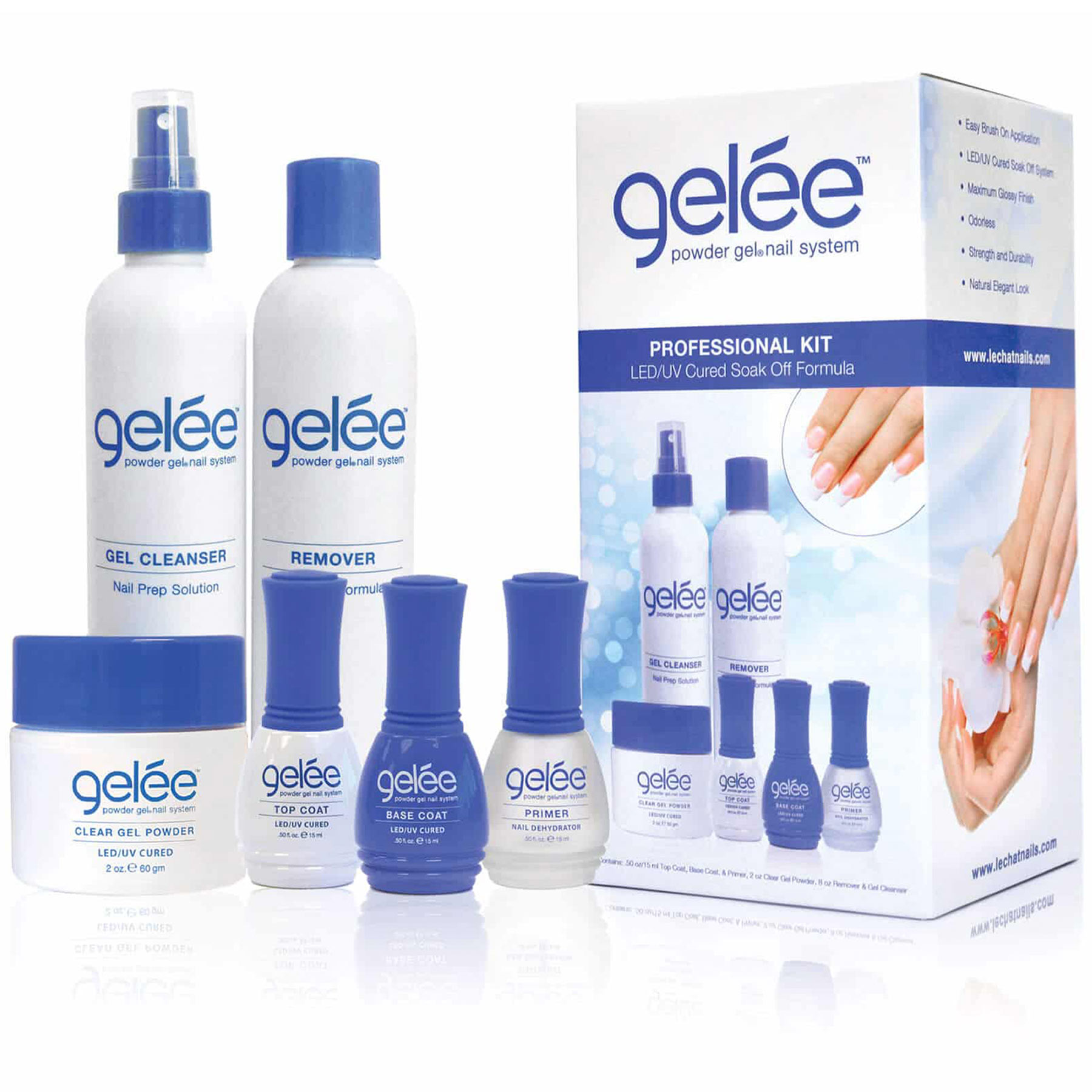 Gelée Powder Gel Nail System Professional Kit GLK01 KHDA Approved