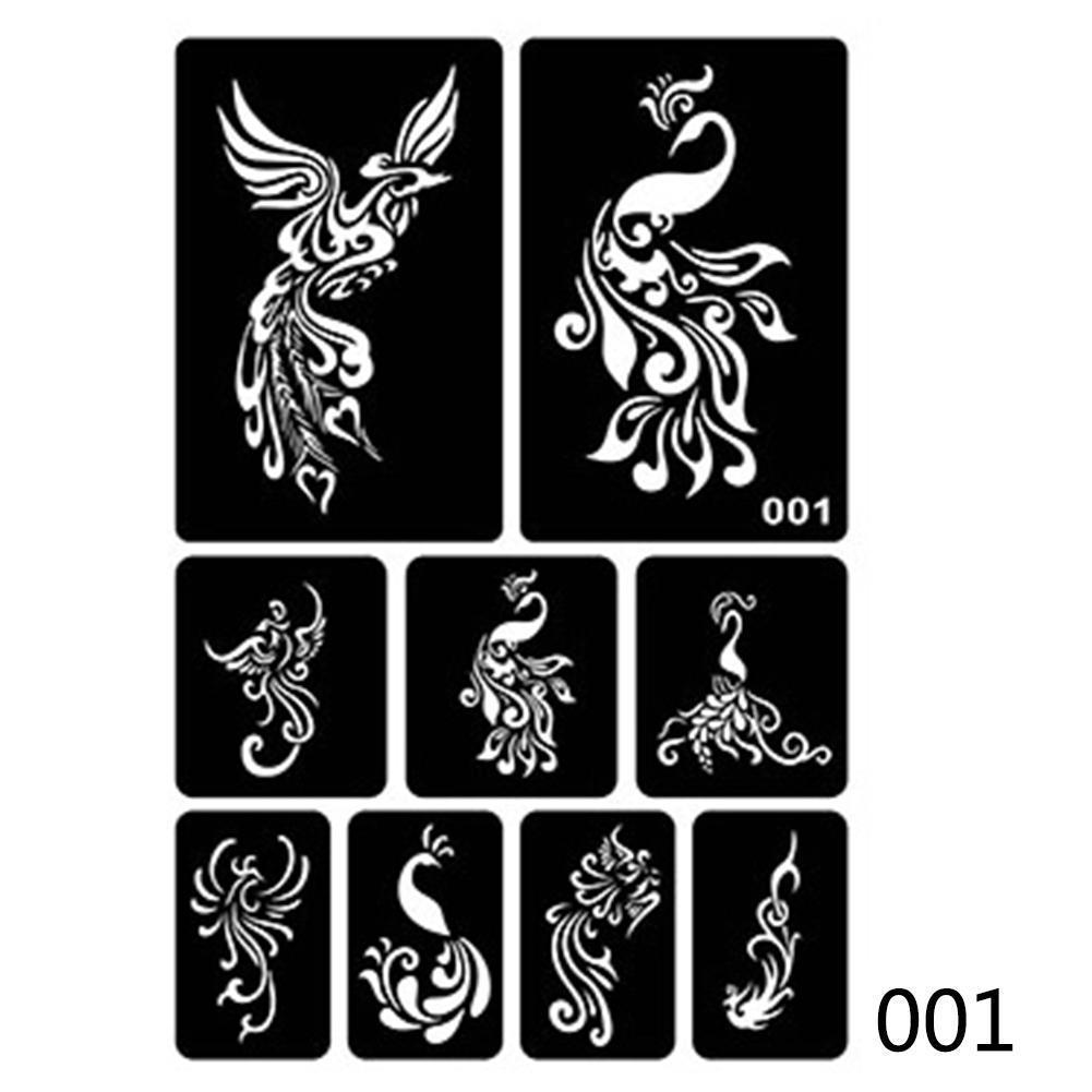 Airbrush Body art stencils for tattoo painting Stickers for Face Body