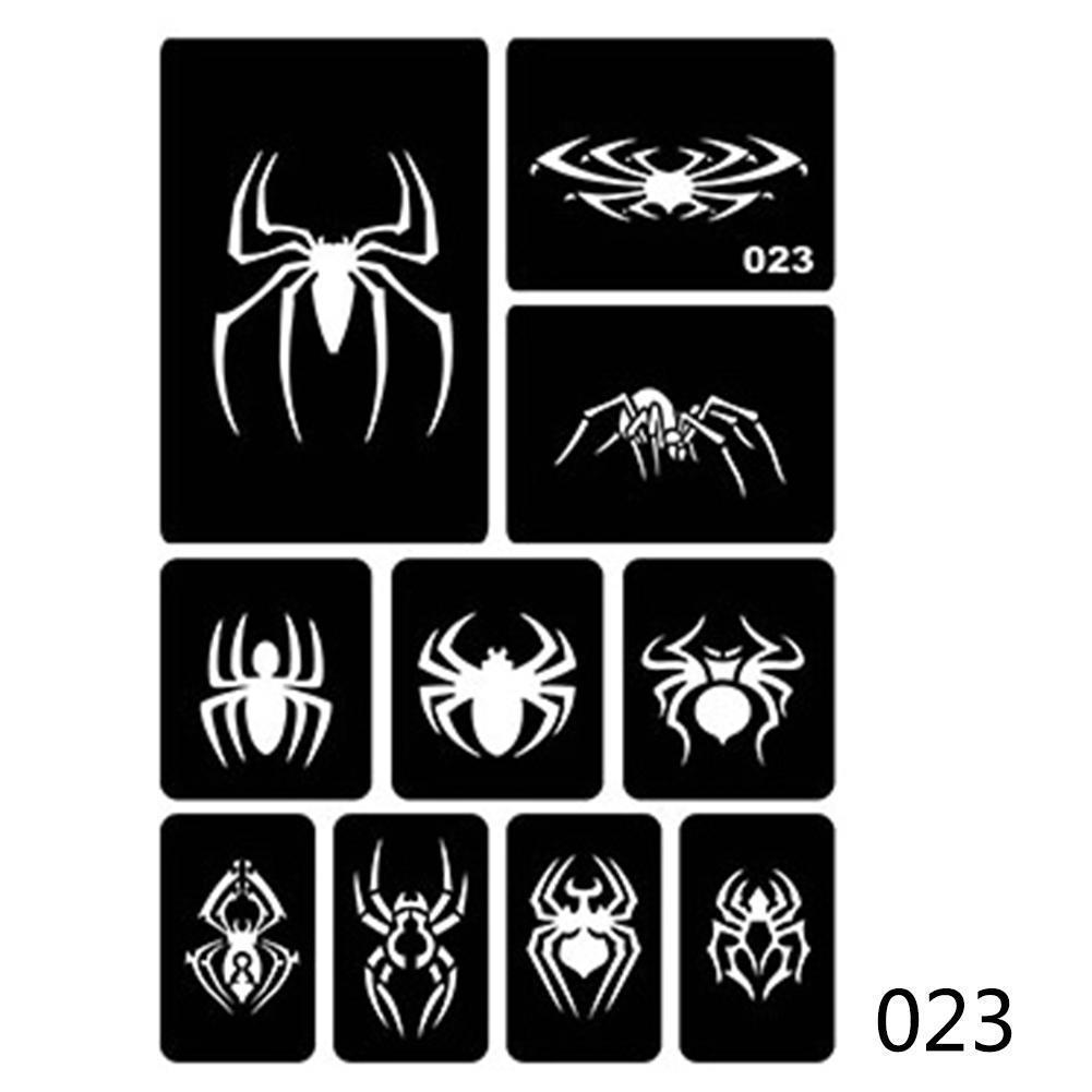 Airbrush Body art stencils for tattoo painting Stickers for Face Body