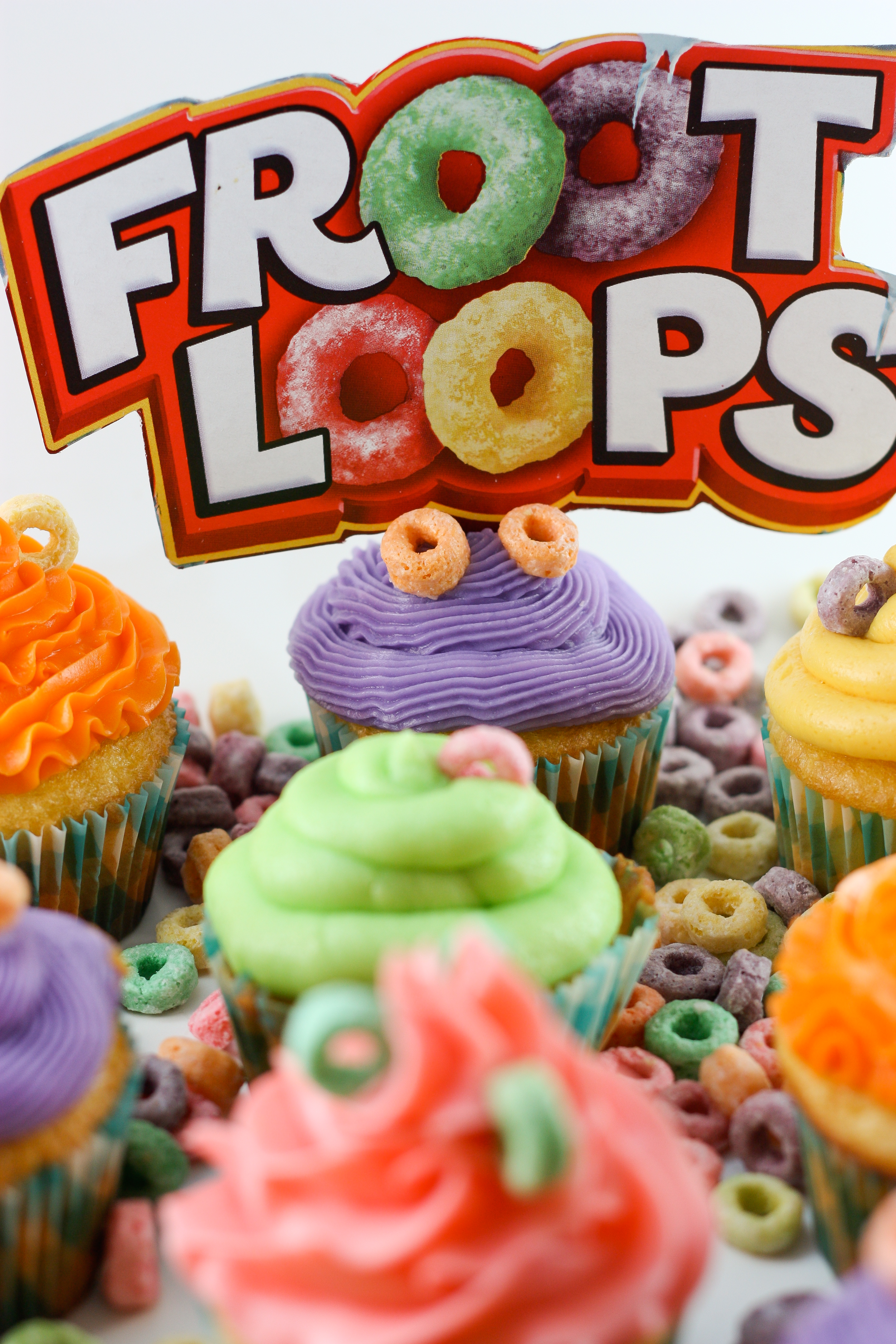 Fruit Loop Cupcakes BS' in the Kitchen