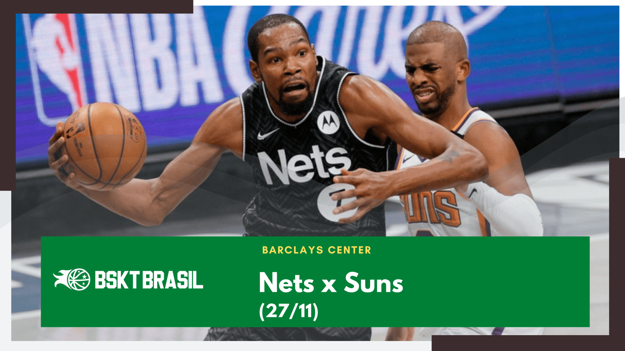 Onde Assistir Nets x Suns NBA hoje (27/11) AO VIVO