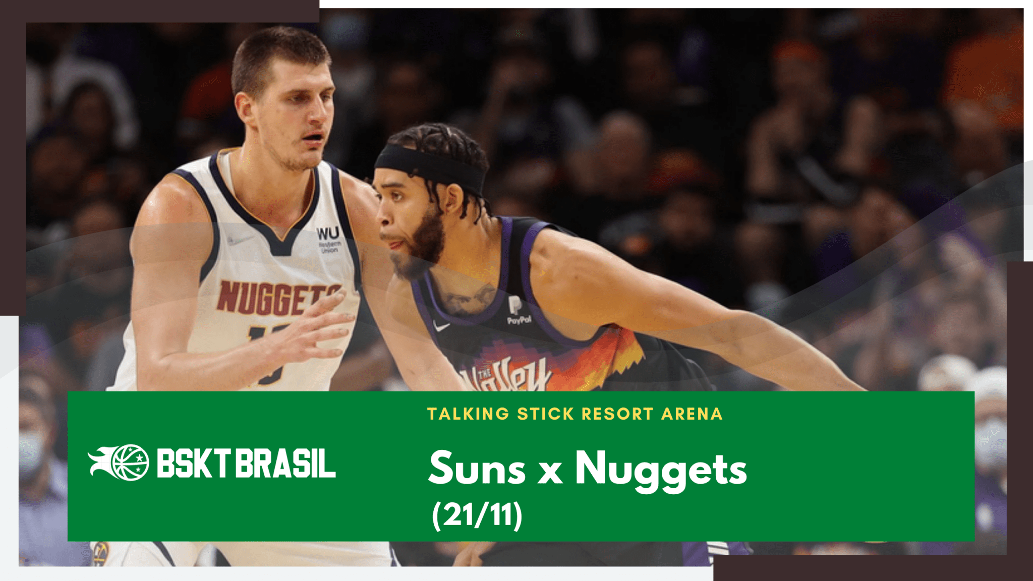 Onde Assistir Suns x Nuggets NBA hoje (21/11) AO VIVO