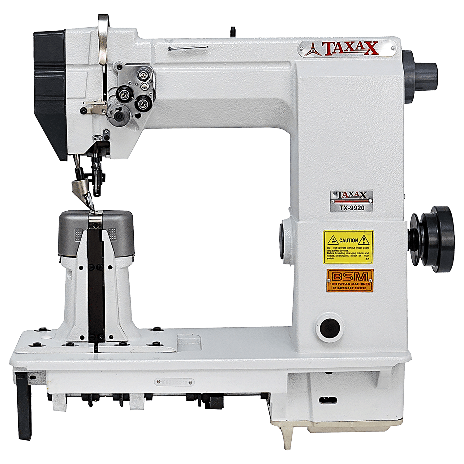 Double Needle Post Bed Roller Feed Sewing Machine BSM INDIA