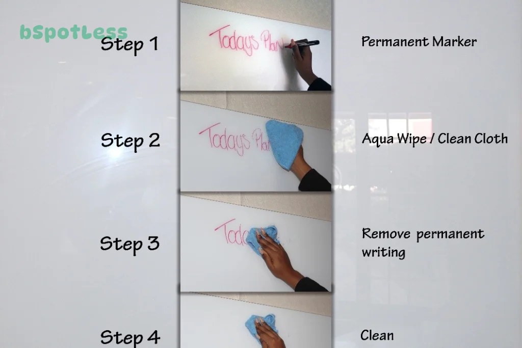 How To Remove Permanent Marker From White Board bSpotLess