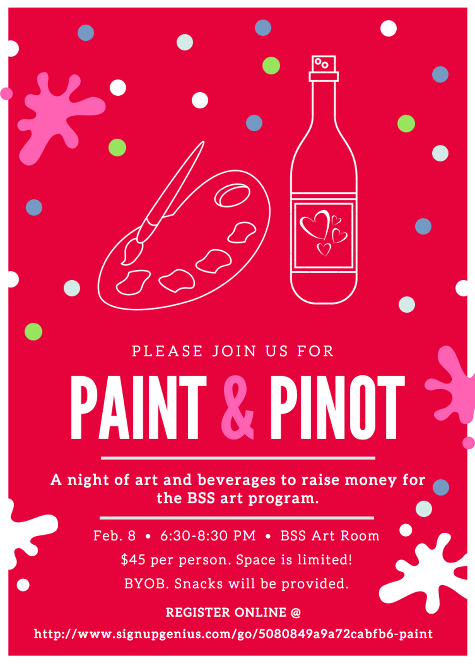 Paint & Pinot An Adult Night Out Blessed Sacrament Catholic School