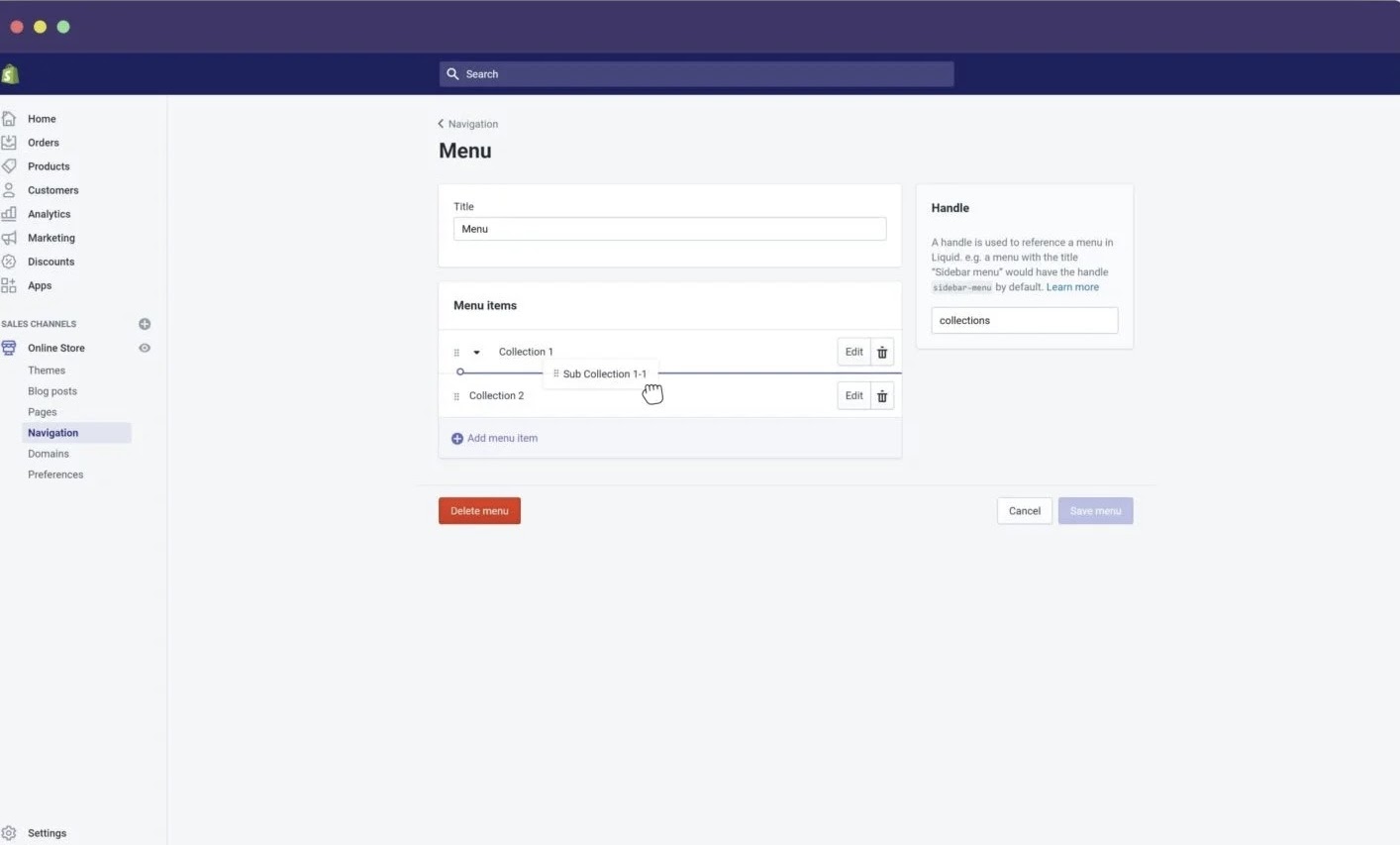 How to Create Sub Collections in Shopify Spur-I-T.com