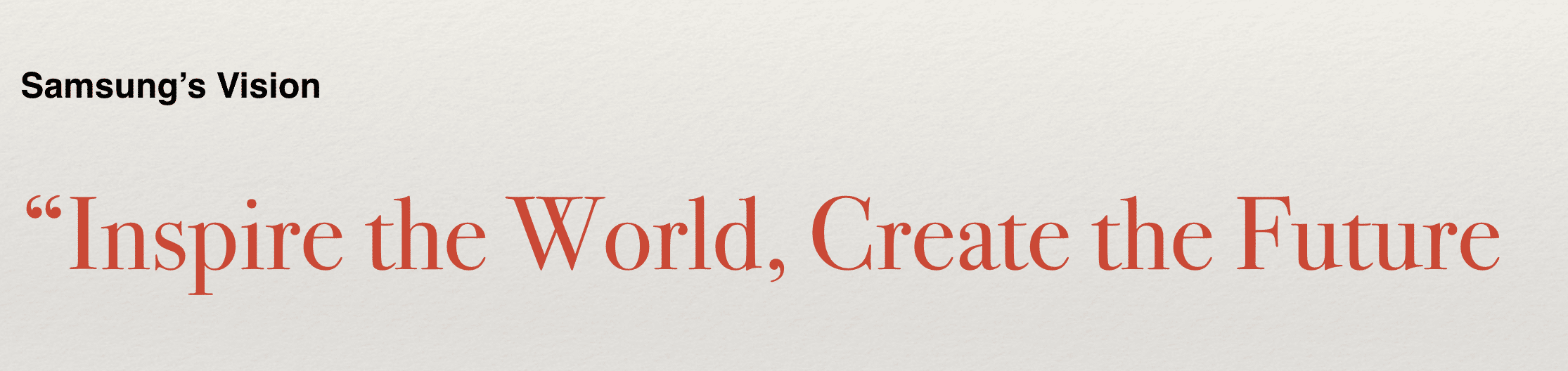 Samsung Mission Statement Vision Values Strategy (2024 Analysis