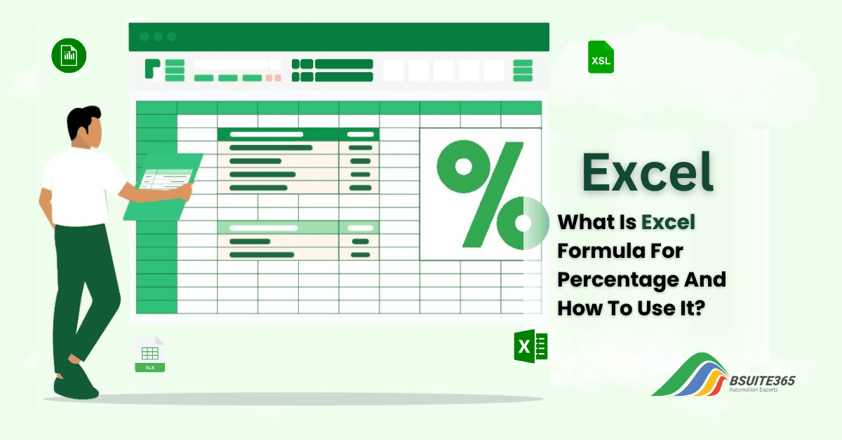 What Is Excel Formula For Percentage and how to use it? BSUITE365