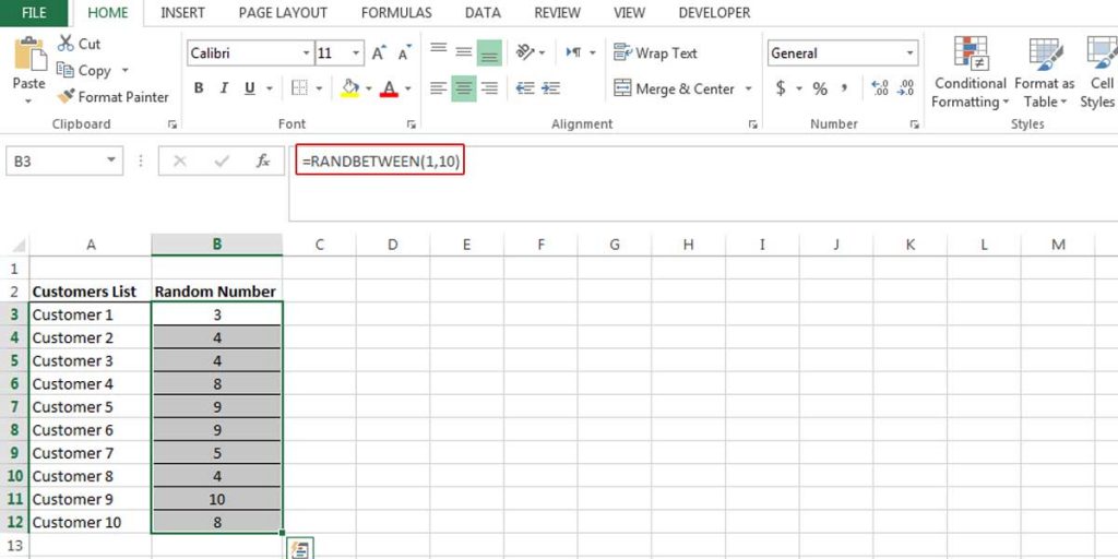 How to Randomize Lists in excel + Shuffle Data BSuite365