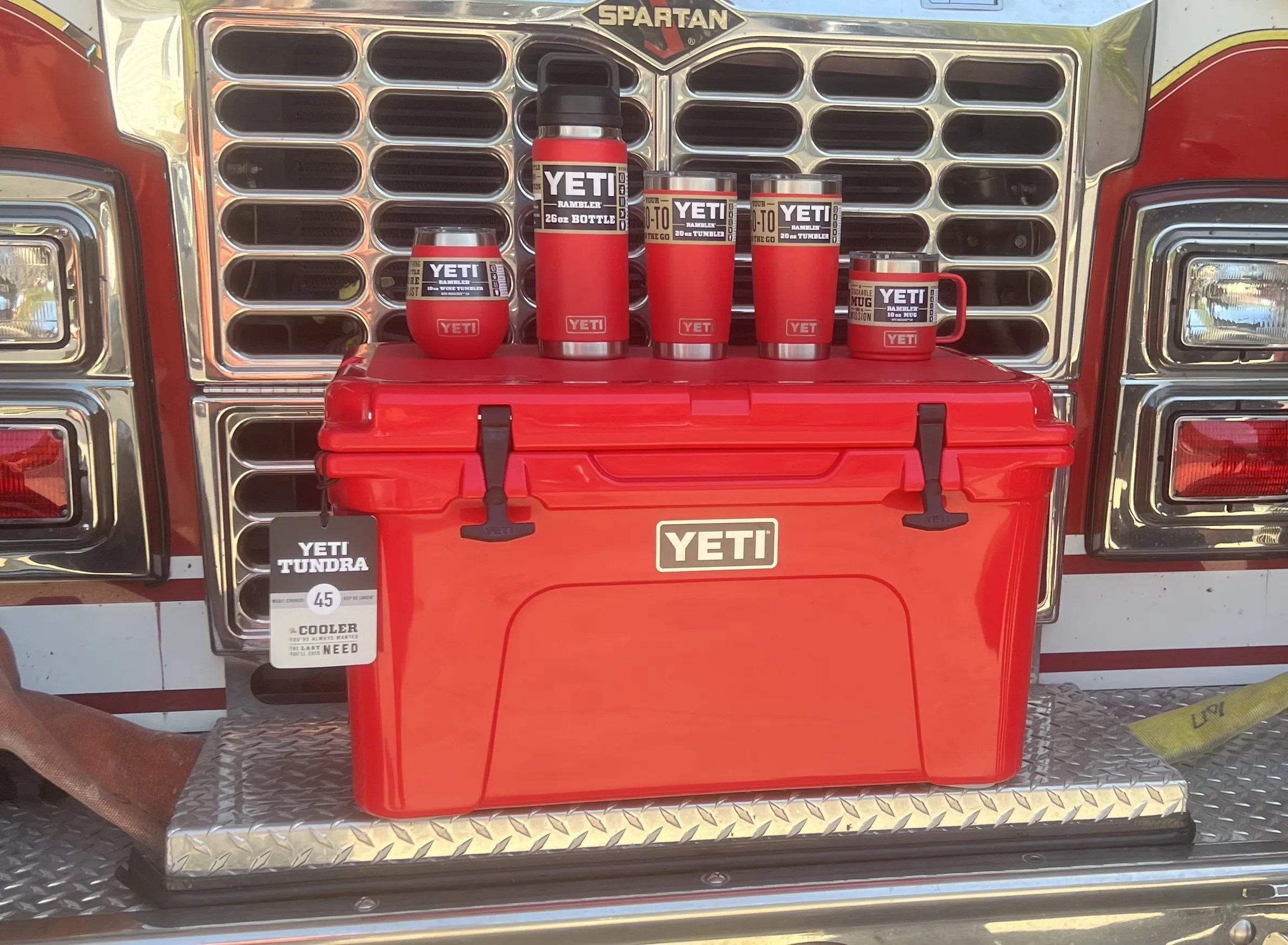 YETI FIRE AND RESCUE RED BUNDLE BERKELEY SPRINGS VFC