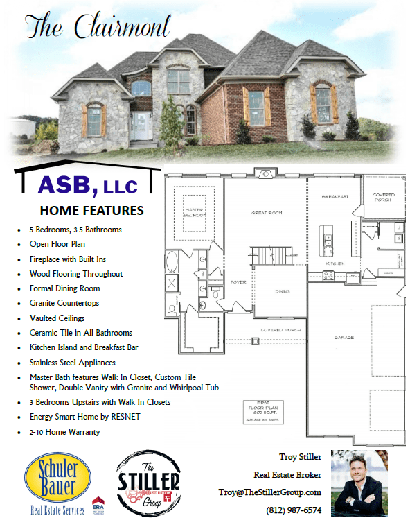 ASB Floor Plans Southern Indiana & Kentucky Area Real Estate The