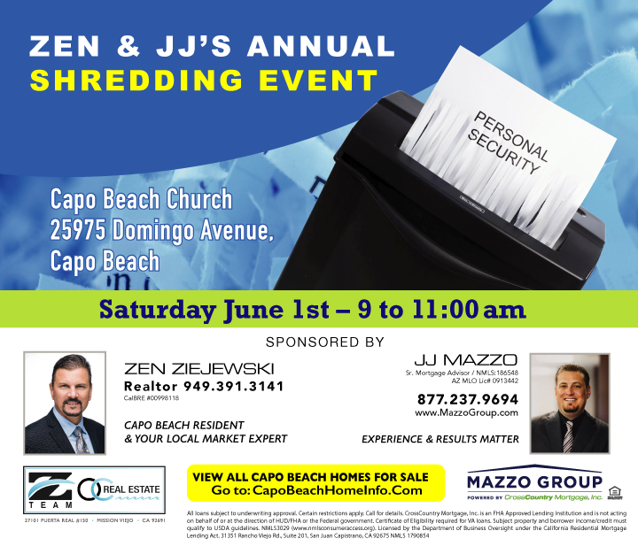Free Shredding Events Orange County Ca 2024 Shredding Event Orange County CA Real Estate Z Team OC Real Estate
