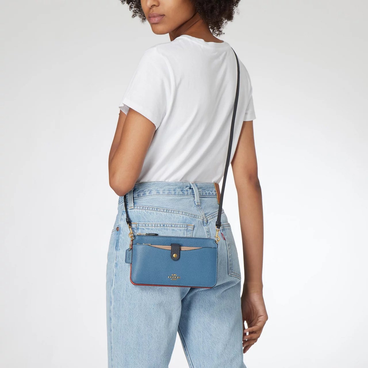 COACH Noa Leather Crossbody Bag