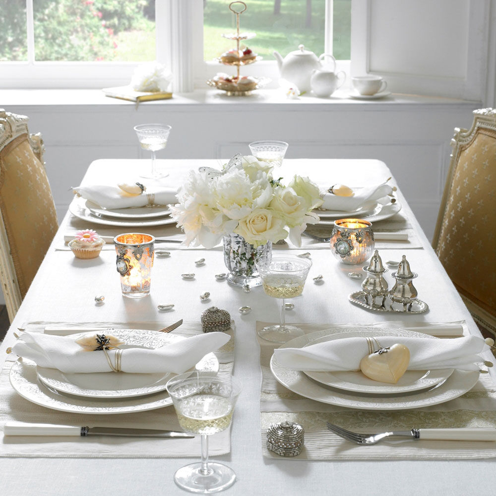 DENBY Lucille 16 Piece Gold Dinner Set