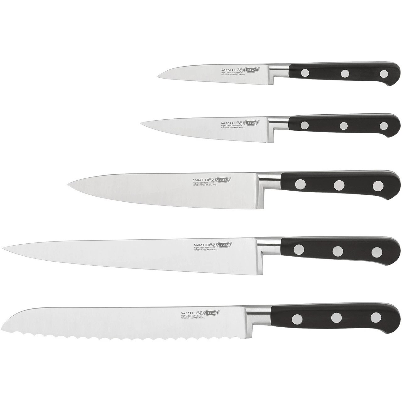 Sabatier FivePiece Knife Block Set