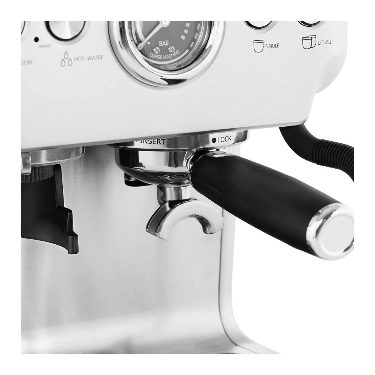 SERVIS Dual Boiler Espresso Maker With Steam Wand