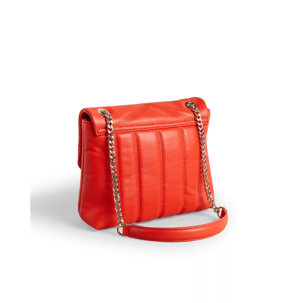 Ayalina Leather Puffer Quilted Mini Crossbody Bag