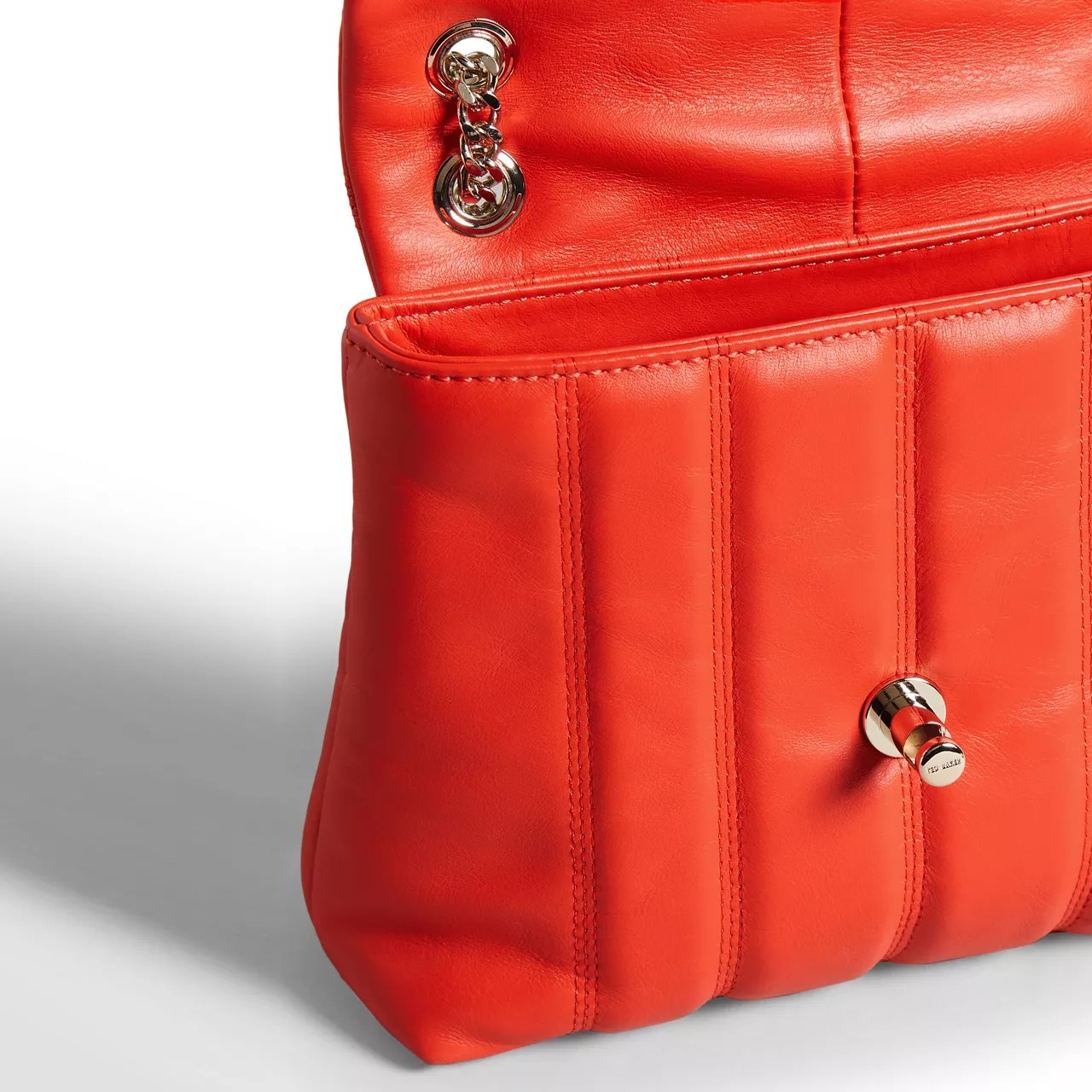 Ayalina Leather Puffer Quilted Mini Crossbody Bag