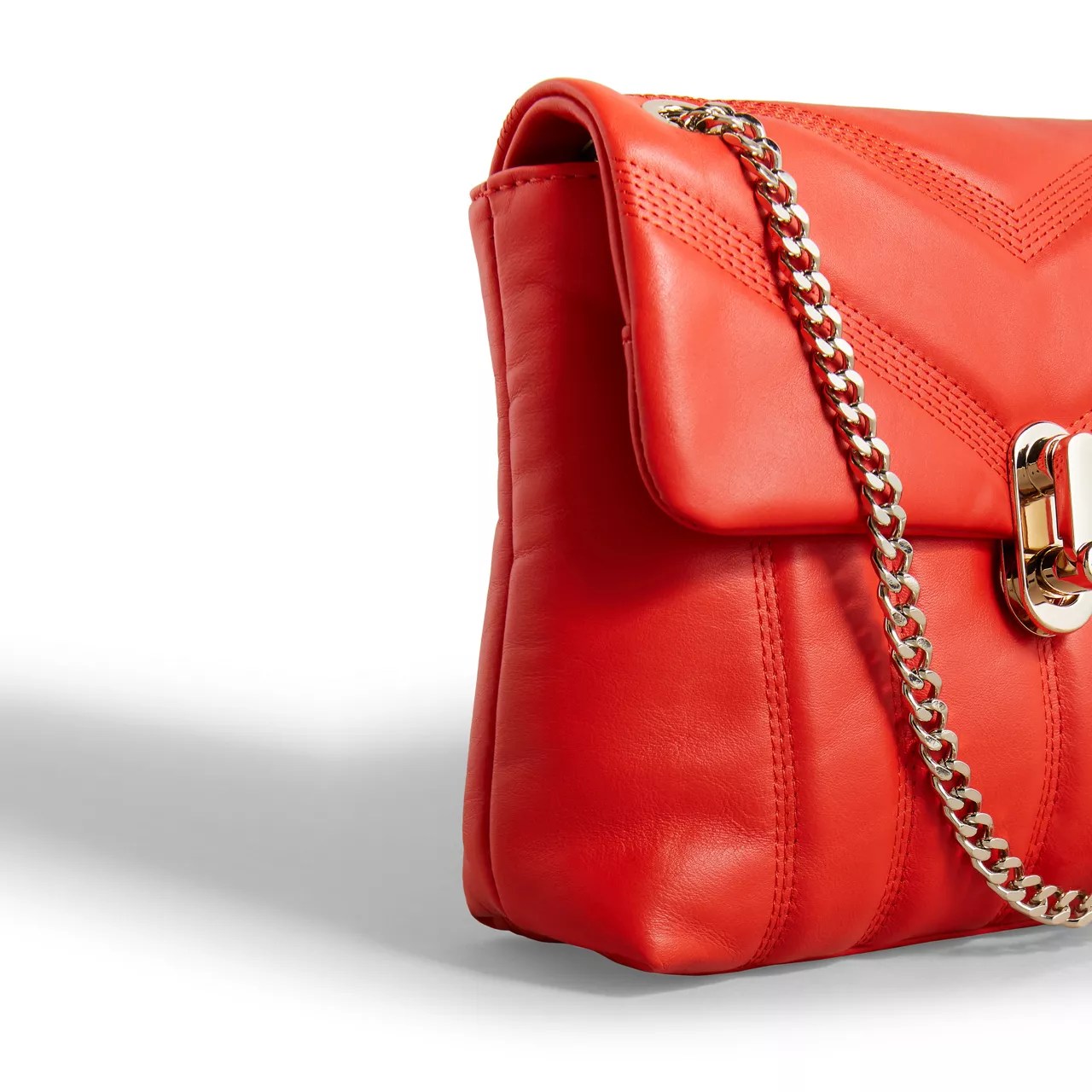 Ayalina Leather Puffer Quilted Mini Crossbody Bag