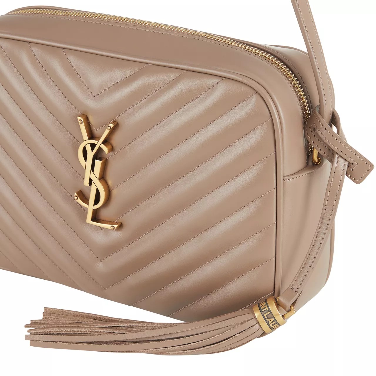 SAINT LAURENT Lou Quilted Leather Camera Bag