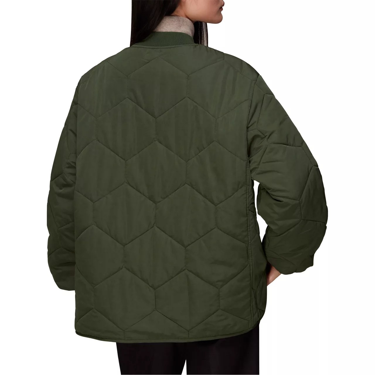 WHISTLES Ida Short Quilted Coat