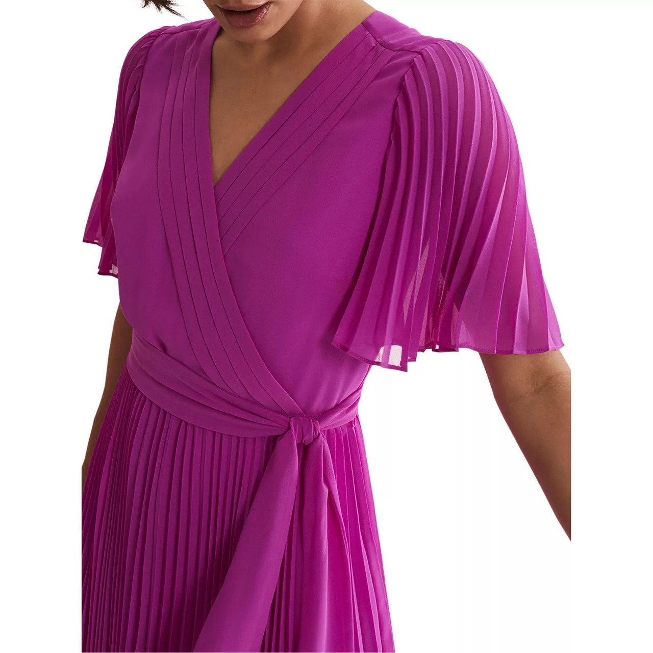 Kendall Pleated Midi Dress